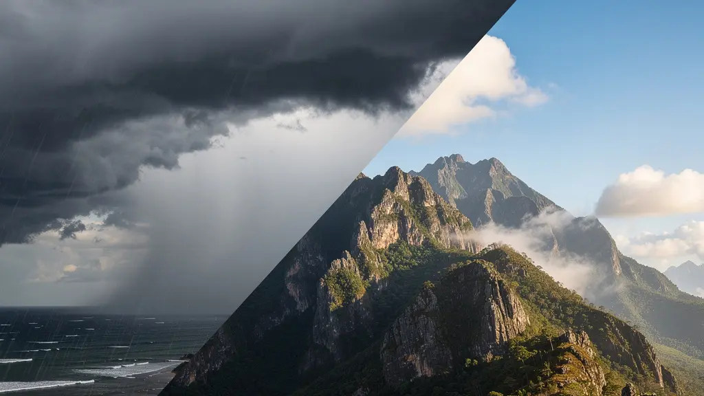 Carte météorologique de la Thaïlande montrant les zones de mousson en octobre