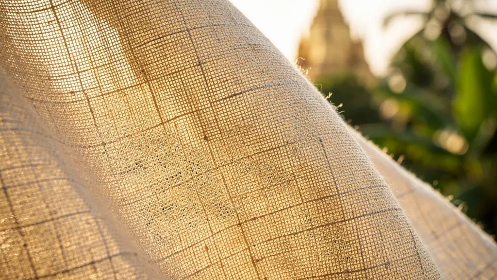 Photographe en tenue respectueuse légère visitant un temple thaïlandais sous climat tropical